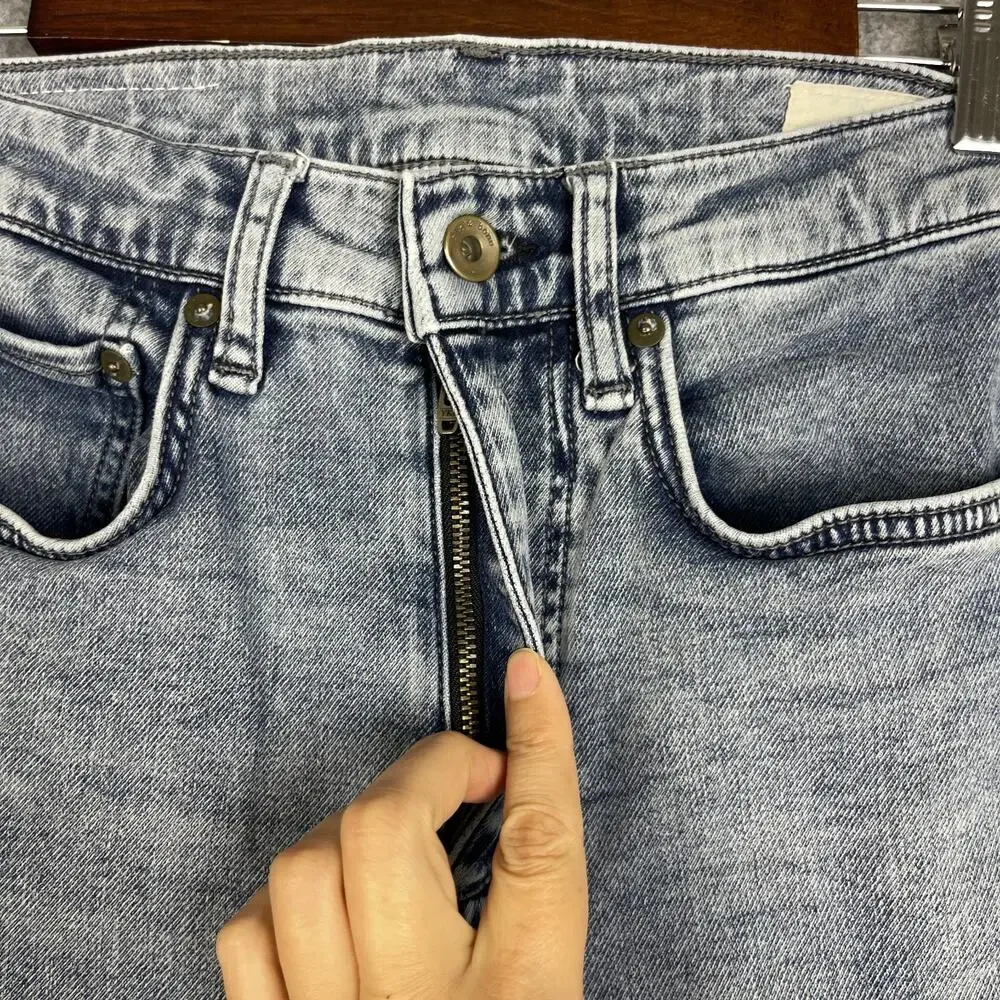Rag & Bone Jeans Mens 31x32 Fit 1 Skinny Camber Light Wash‎ Mid Rise NWT